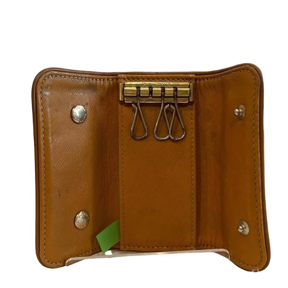 Louis Vuitton Vintage Monogram Denim & Leather Key Holder (LVXX016)